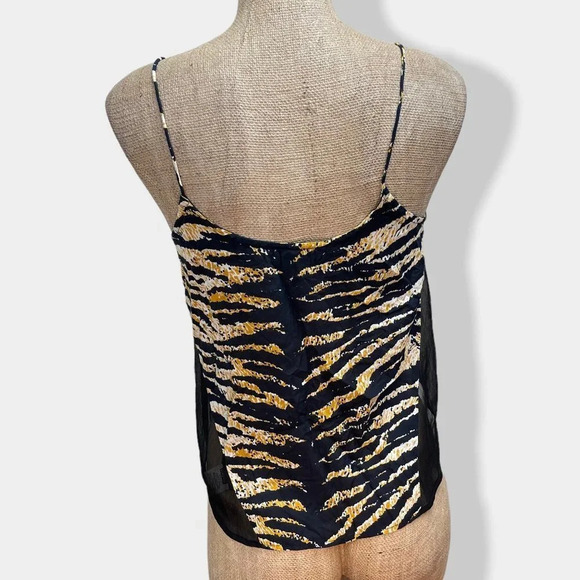 VOLCOM Animal Print Cami Top XS - Picture 3 of 5